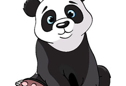 Fototapeta Panda s modrými očami 5391